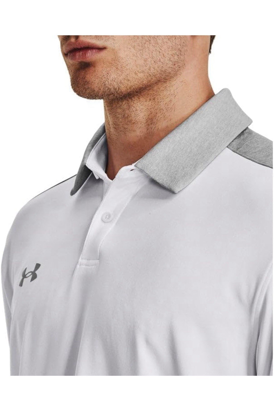 Under Armour Trophy Men's Short Sleeve Polo Shirt Large White