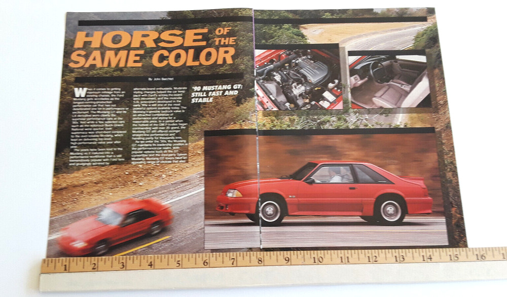 1990 MUSTANG GT ORIGINAL ARTICLE