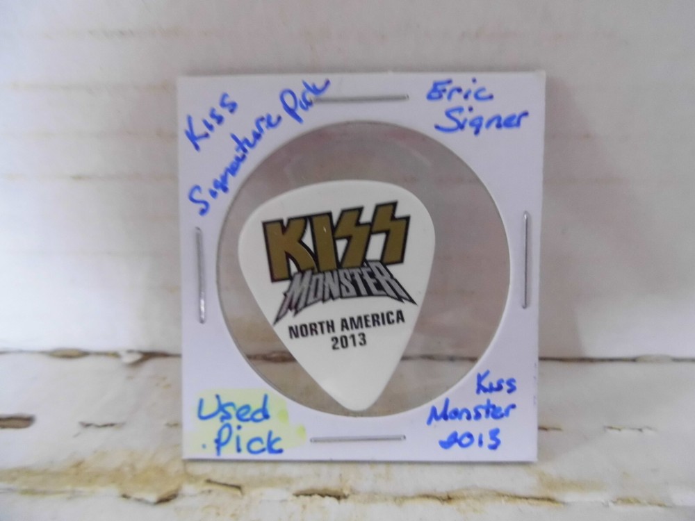 KISS "ERIC SINGER" 2013 GUITAR PICK~READ DESCRIPTION #13~18