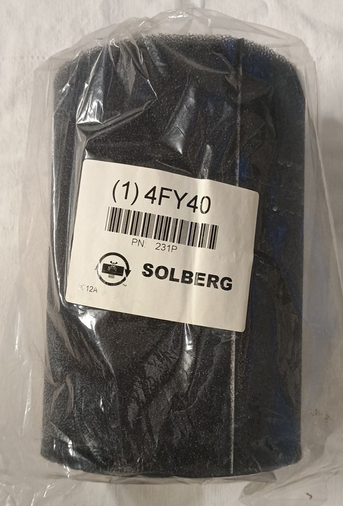 SOLBERG 231P,  POLY AIR FILTER W/ FOAM PRE WRAP 4FY40