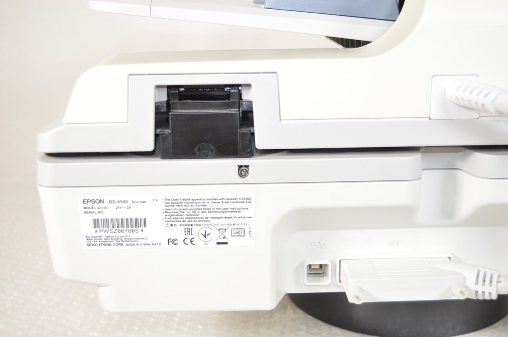 EPSON DS-6500 A4 Document Color Scanner Flatbed Working Excellent