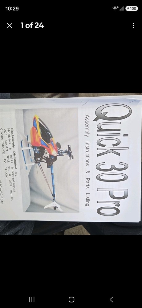 Quick Quick 30 Pro Nitro/Glow 3D RC Helicopter 6CH Flybar Carbon 550mm