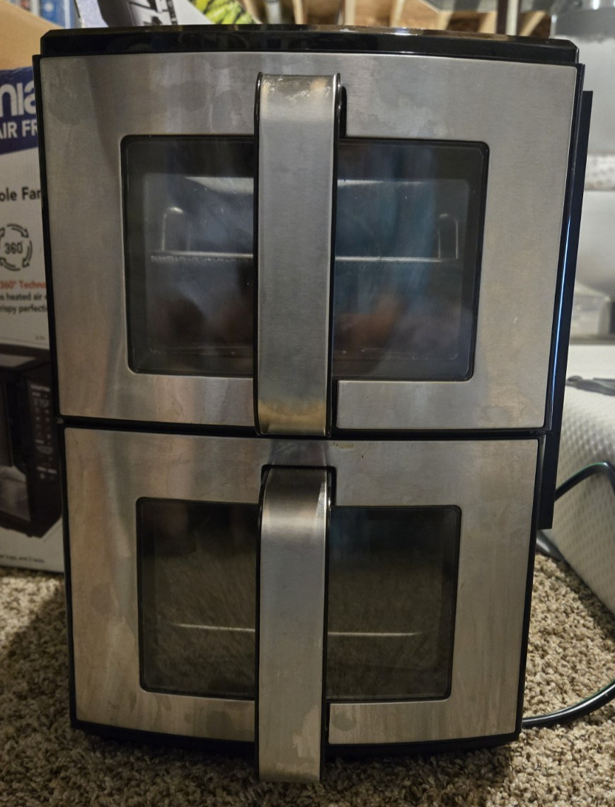 GOURMIA DUAL BASKET AIR FRYER 11QT