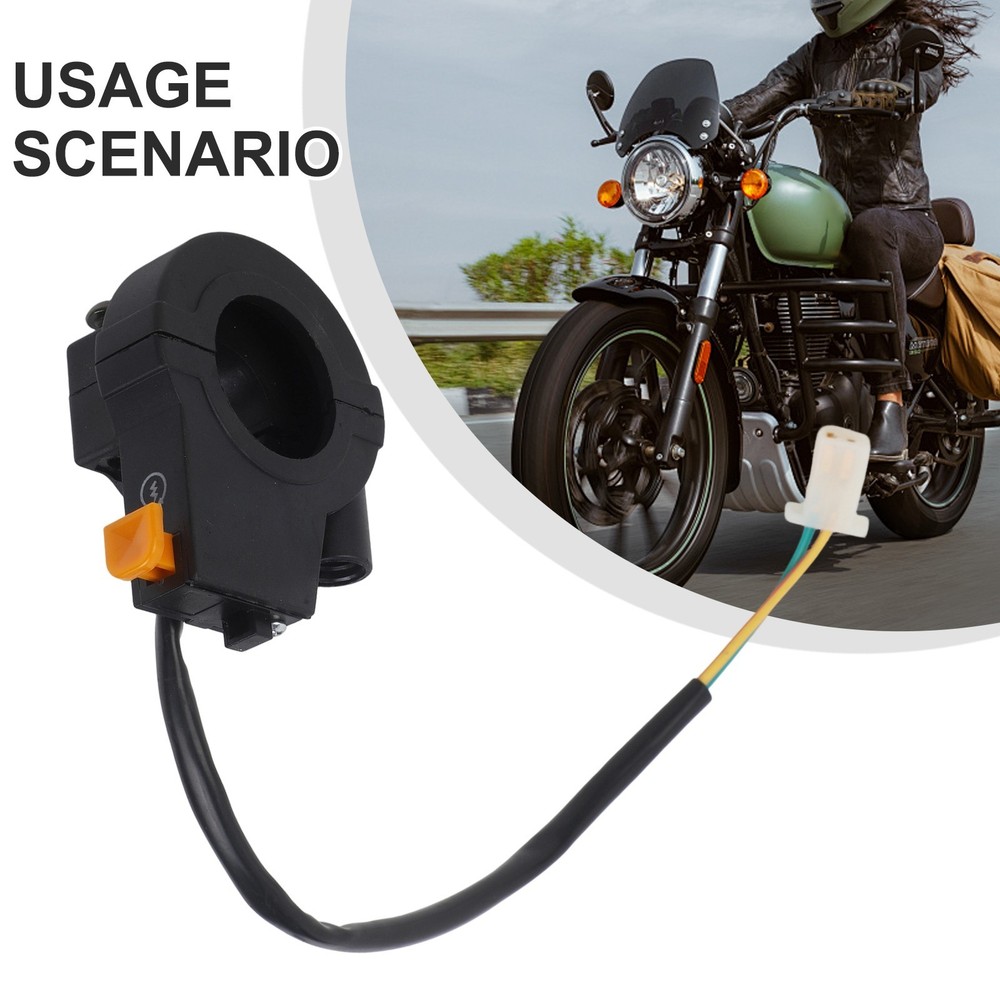 Motorcycle Electric Start Button Switch Installation Ready for Most Models