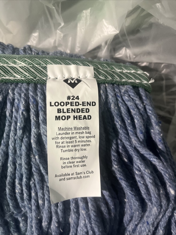 Looped-End Blended Mop Head