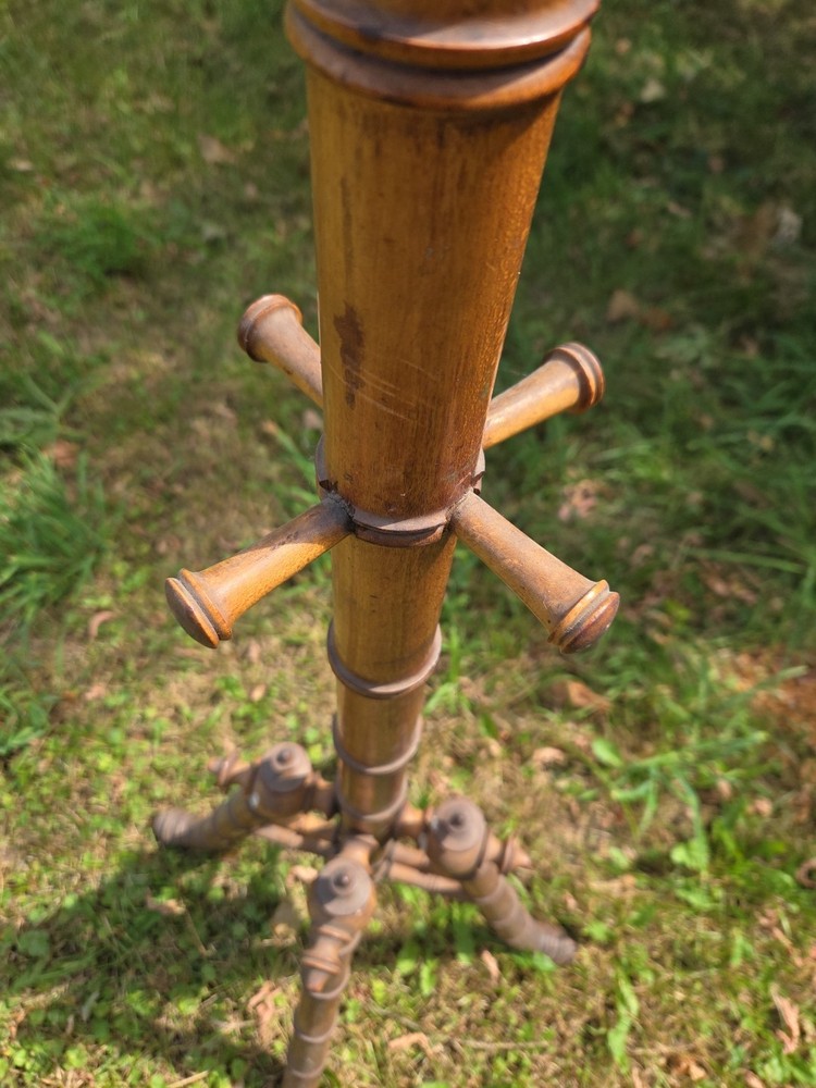 Bamboo Hall Tree Coat Rack Victorian antique