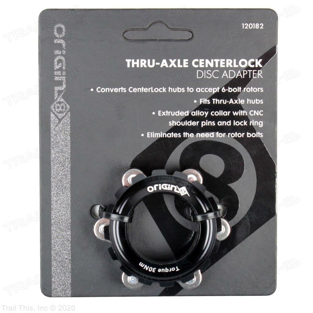 Origin8 Bicycle Thru-Axle Center-Lock Disc Rotor Adapter 6-Bolt to CenterLock