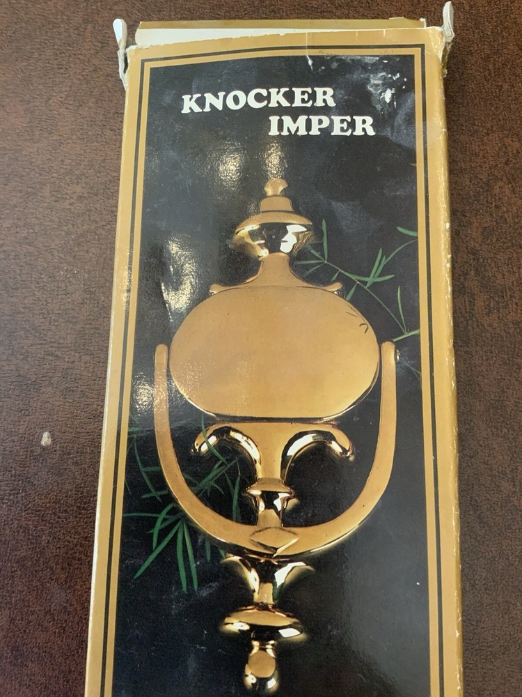 Hampton Brass Solid Lacquered Knocker