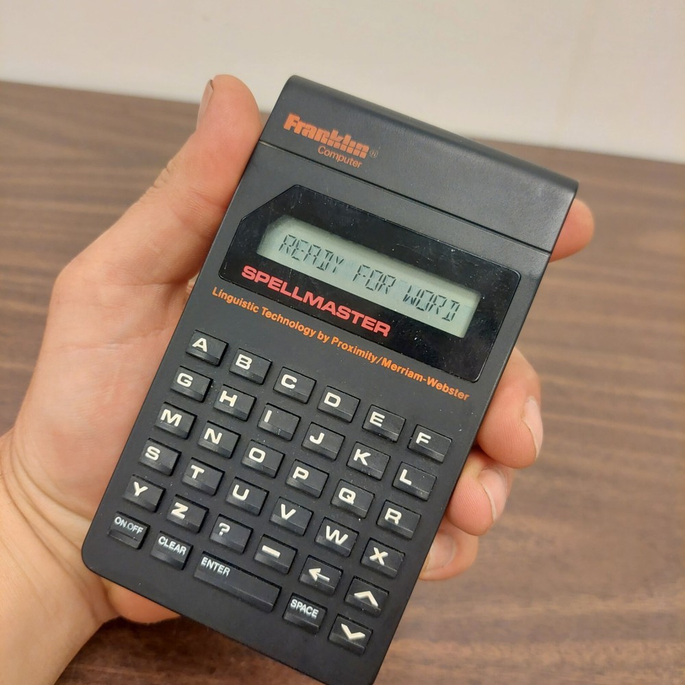 Franklin Computer Spellmaster Plus PS-104 With Case TESTED AND WORKING