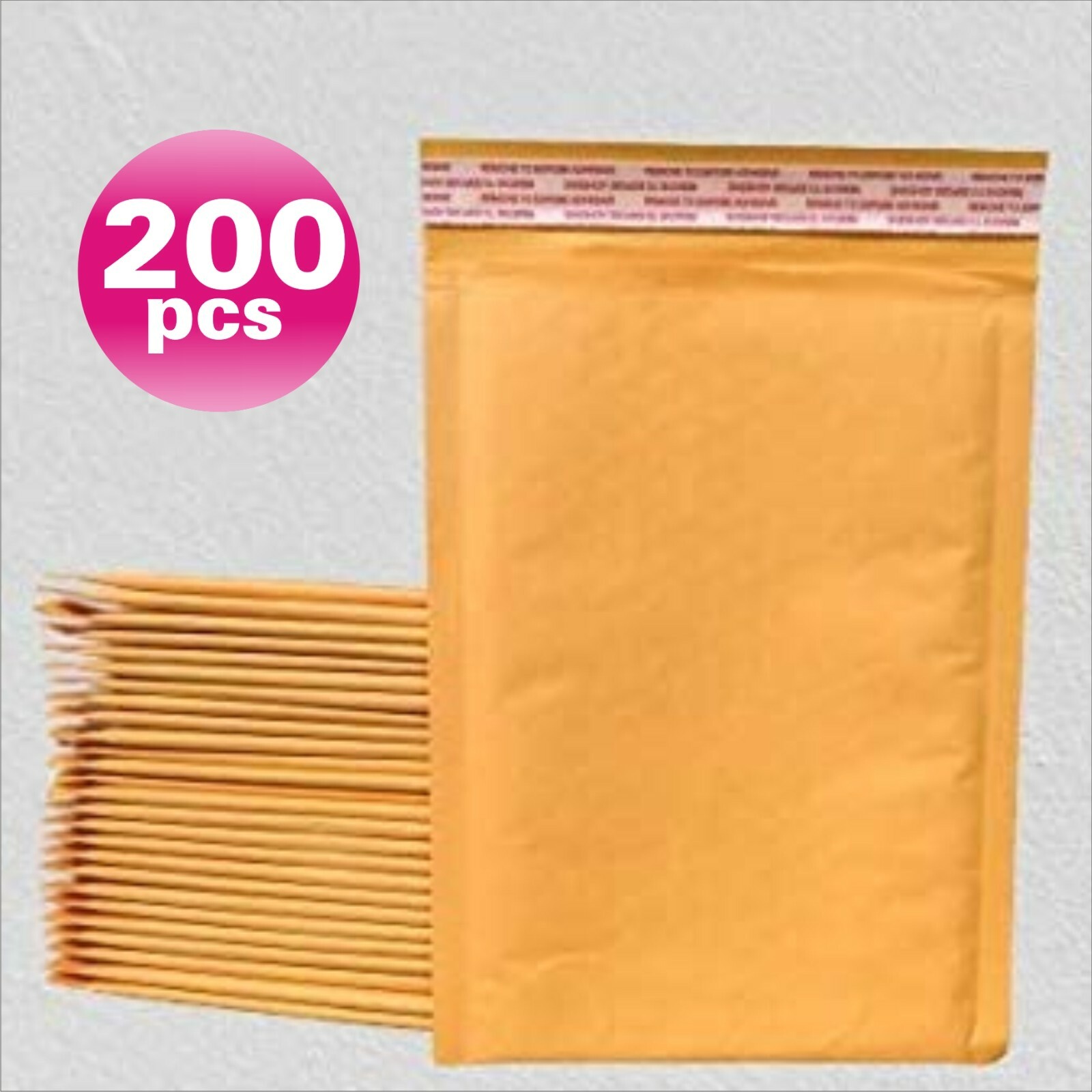 PolycyberUSA  200 #2 Kraft Bubble Envelopes Mailers  (Inner 8.5x11)