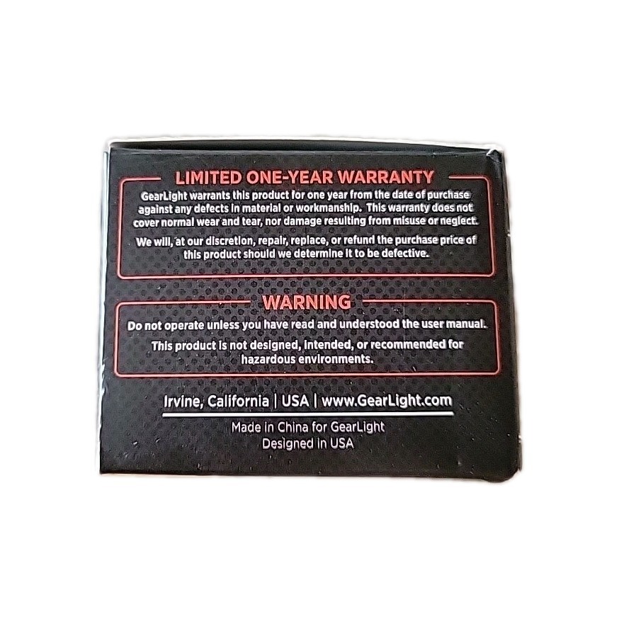 GearLight Headlamp Flashlight S500 LED Multiple Modes 2 Pack , open -box .