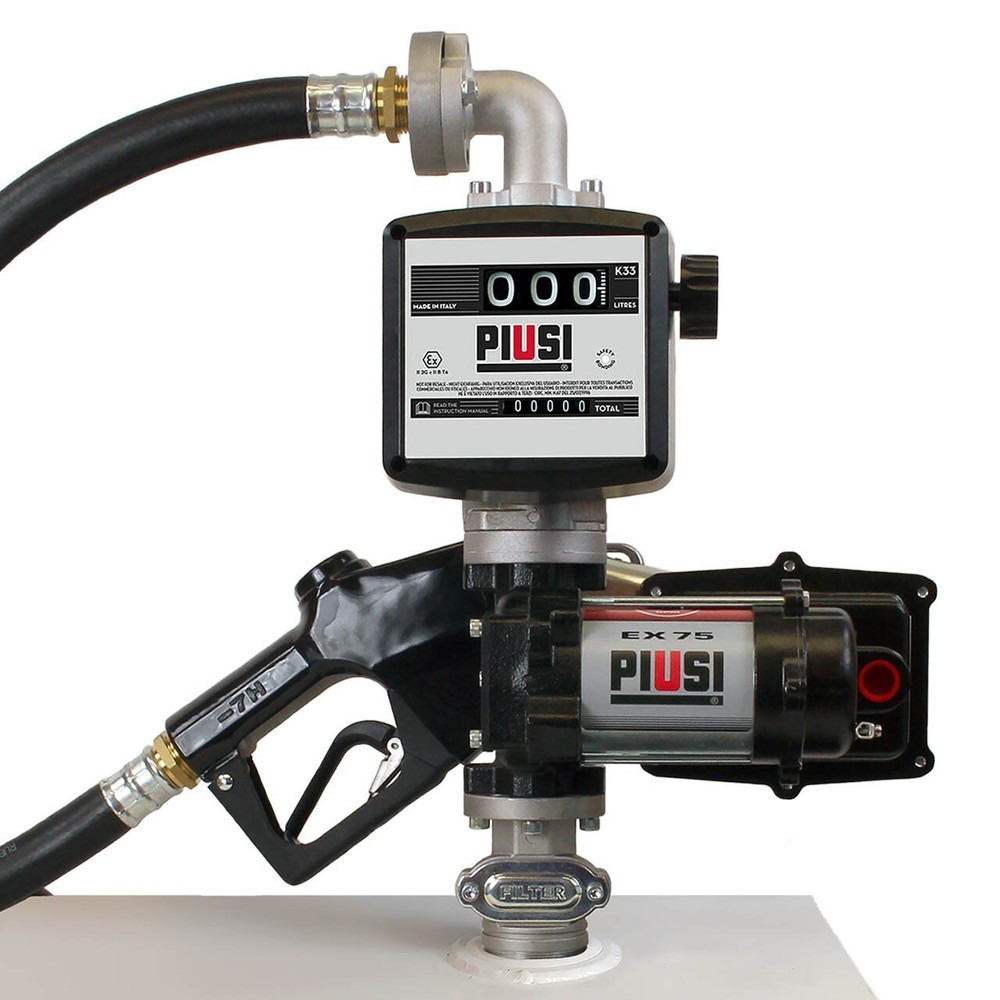 PIUSI EX75 12V UL Pump Pro Kit  20GPM