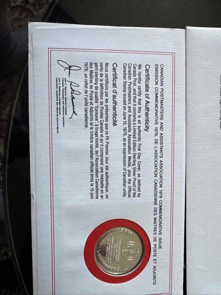 Provincial Silver Postmasters Coin Set 1979