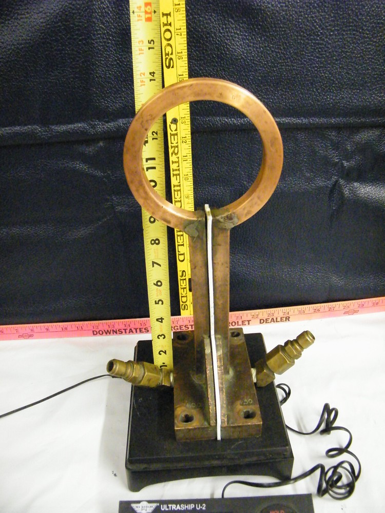 Induction Heat Treating Hardening Ring Machine Shop Solid Copper Not Scrap 4.00