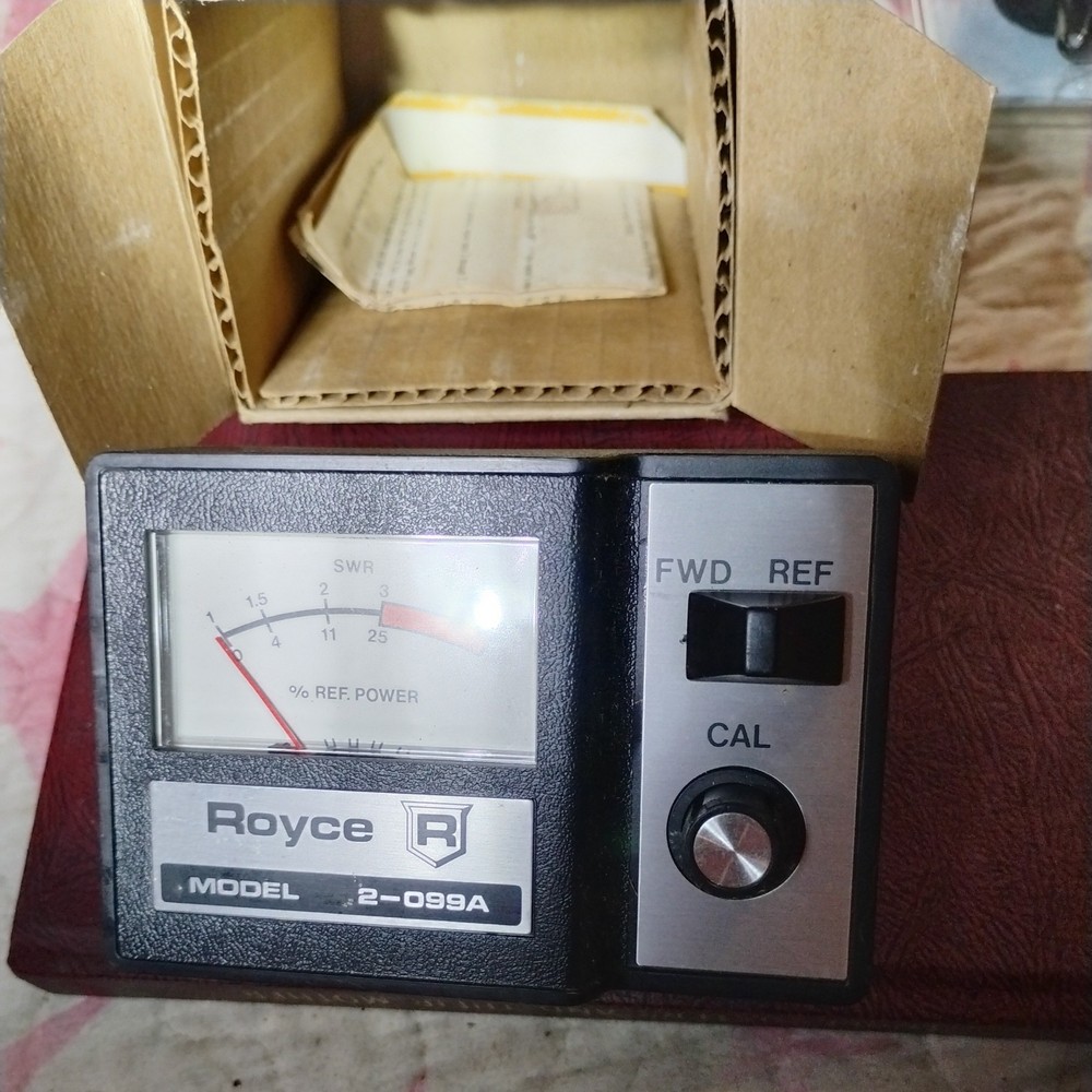Royce In Line SWR Meter No Bracket Or Cable UNTESTED