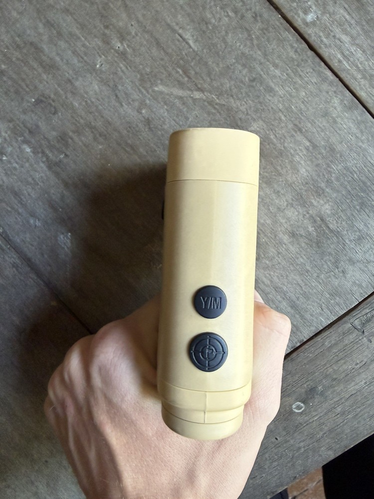 Pinned Prism Beige Golf Laser Rangefinder