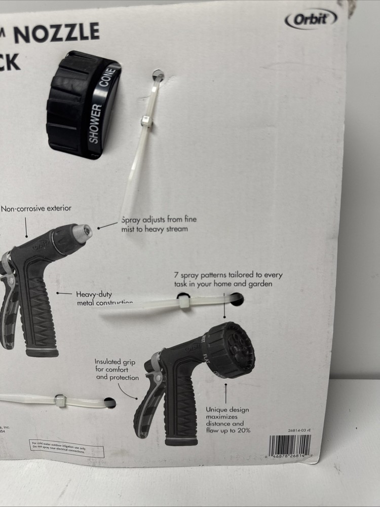 Orbit Pro Flo Nozzles Dual Pack Pro Series 7 Spray Patterns Heavy Duty