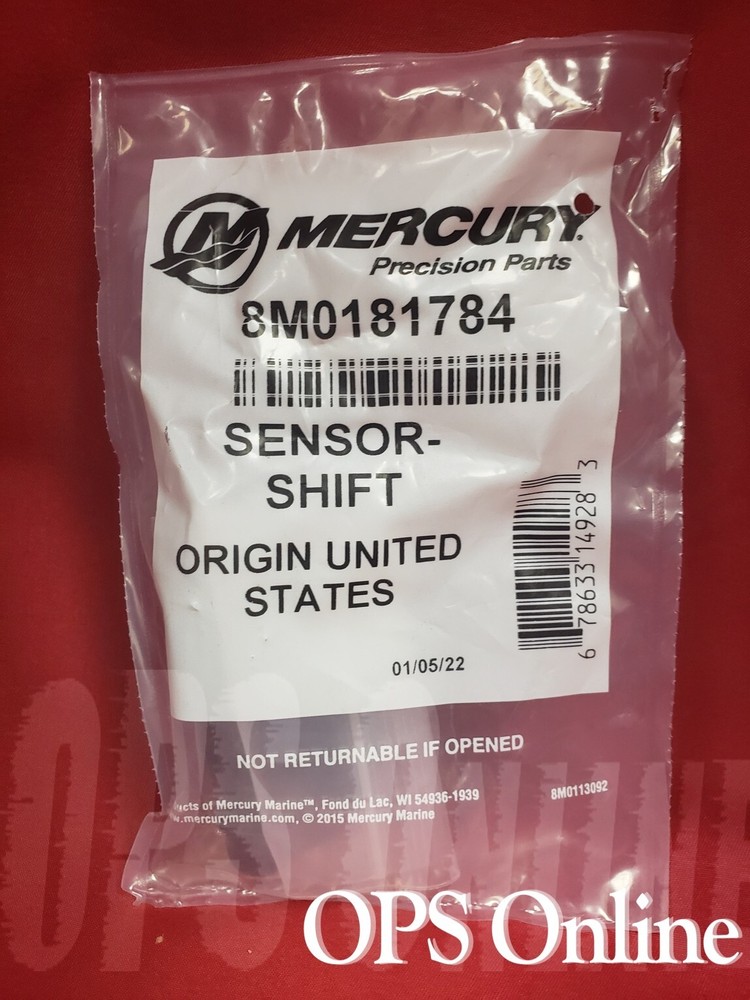 New/ OEM Mercury Shift Position Sensor - Part # 8M0181784