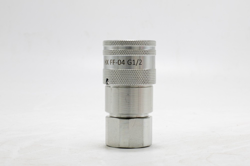 1/2"Flat Face Hydraulic Quick Coupler Connect Coupling Set Durable 1 Sets