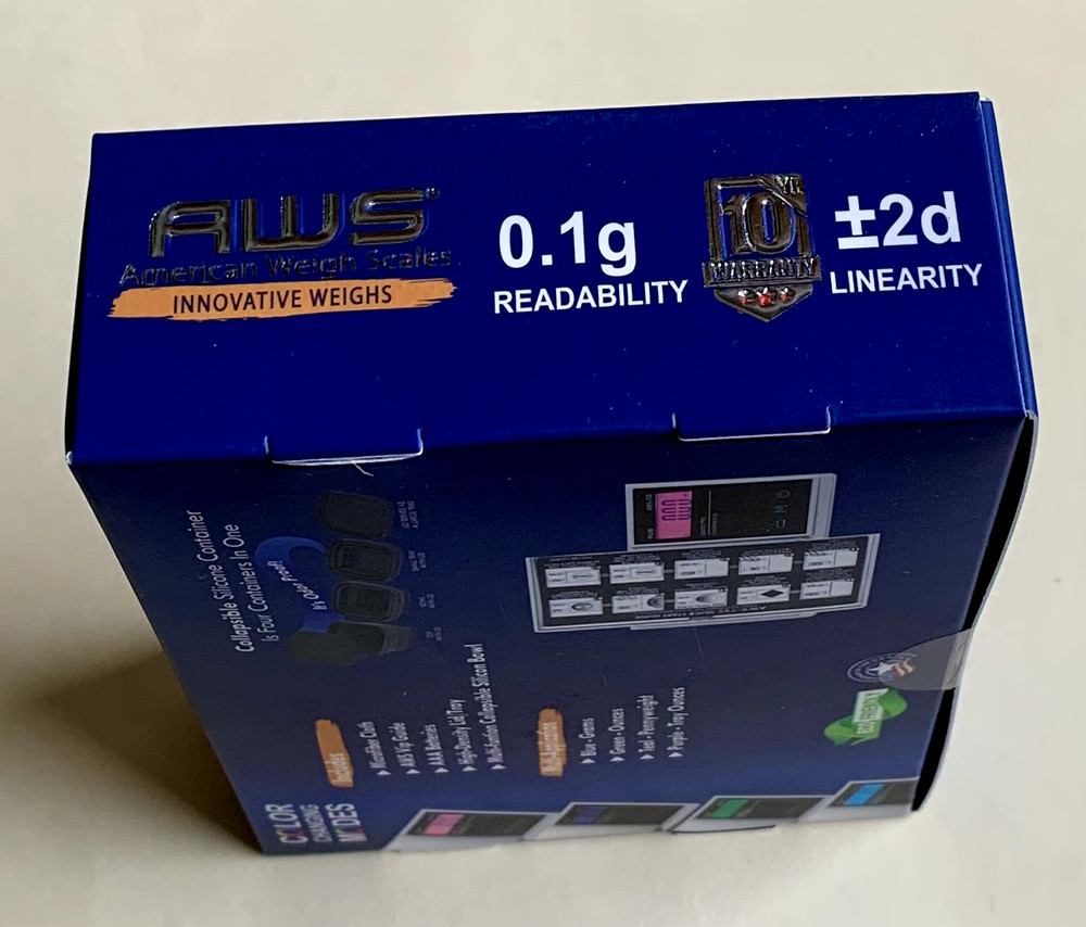 AWS Multi-Function Scale, AWS-750-SIL, 750x 0.1g