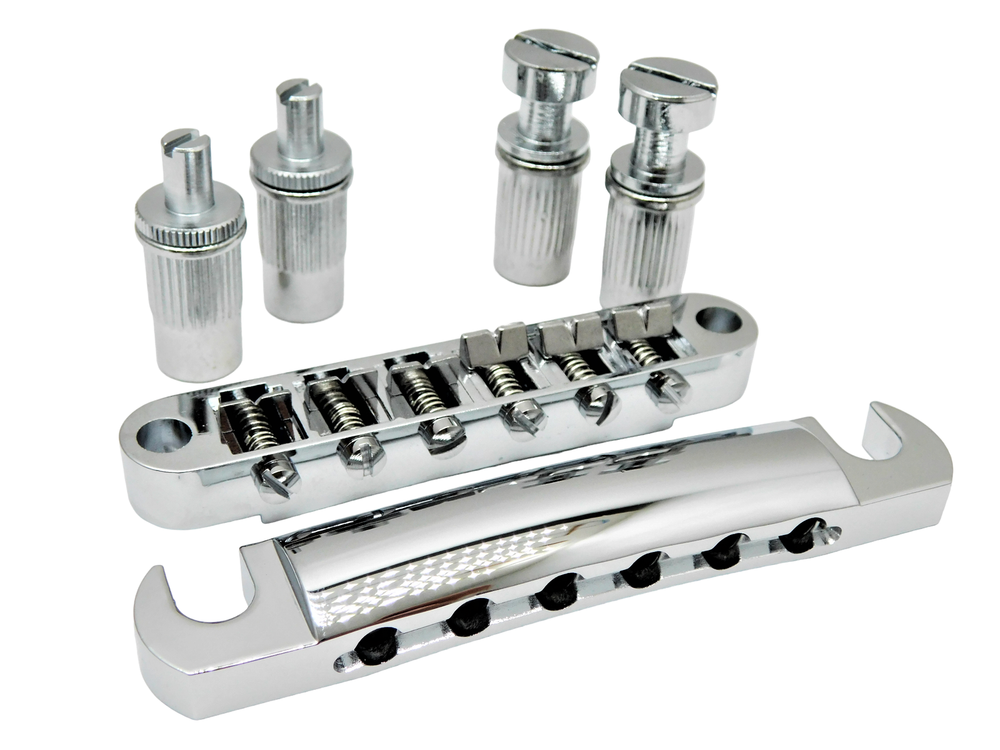 Tune-O-Matic Bridge and Stop Tail Piece set Chrome for Epiphone