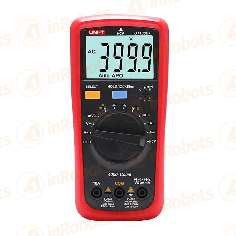. UT136B+ Handheld Digital Multimeter 1KV 10A NCV