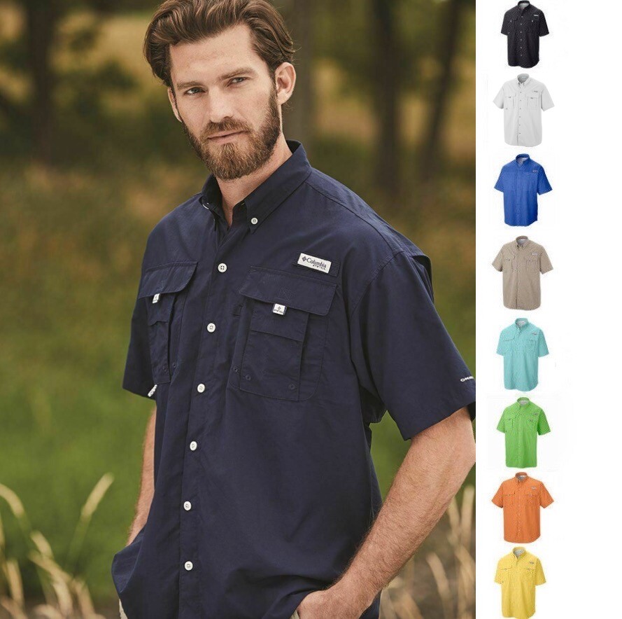 Columbia PFG Bahama Men's Short Sleeve Fishing Shirt New