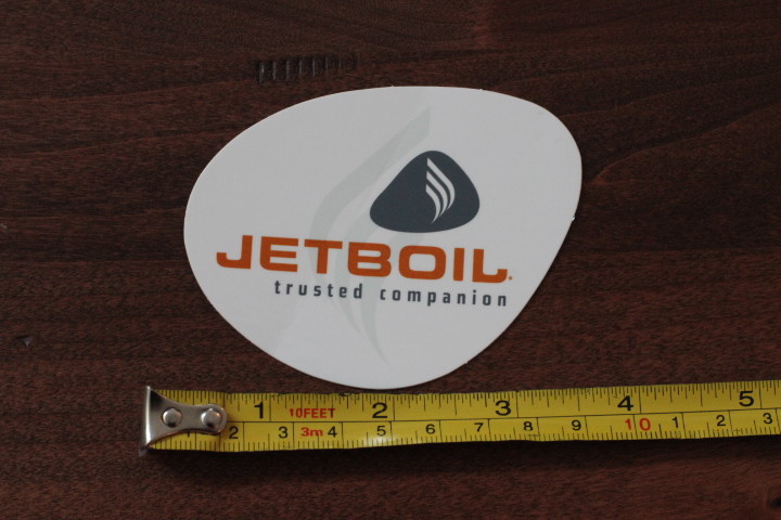 JETBOIL Cooking System STICKER Decal NEW White