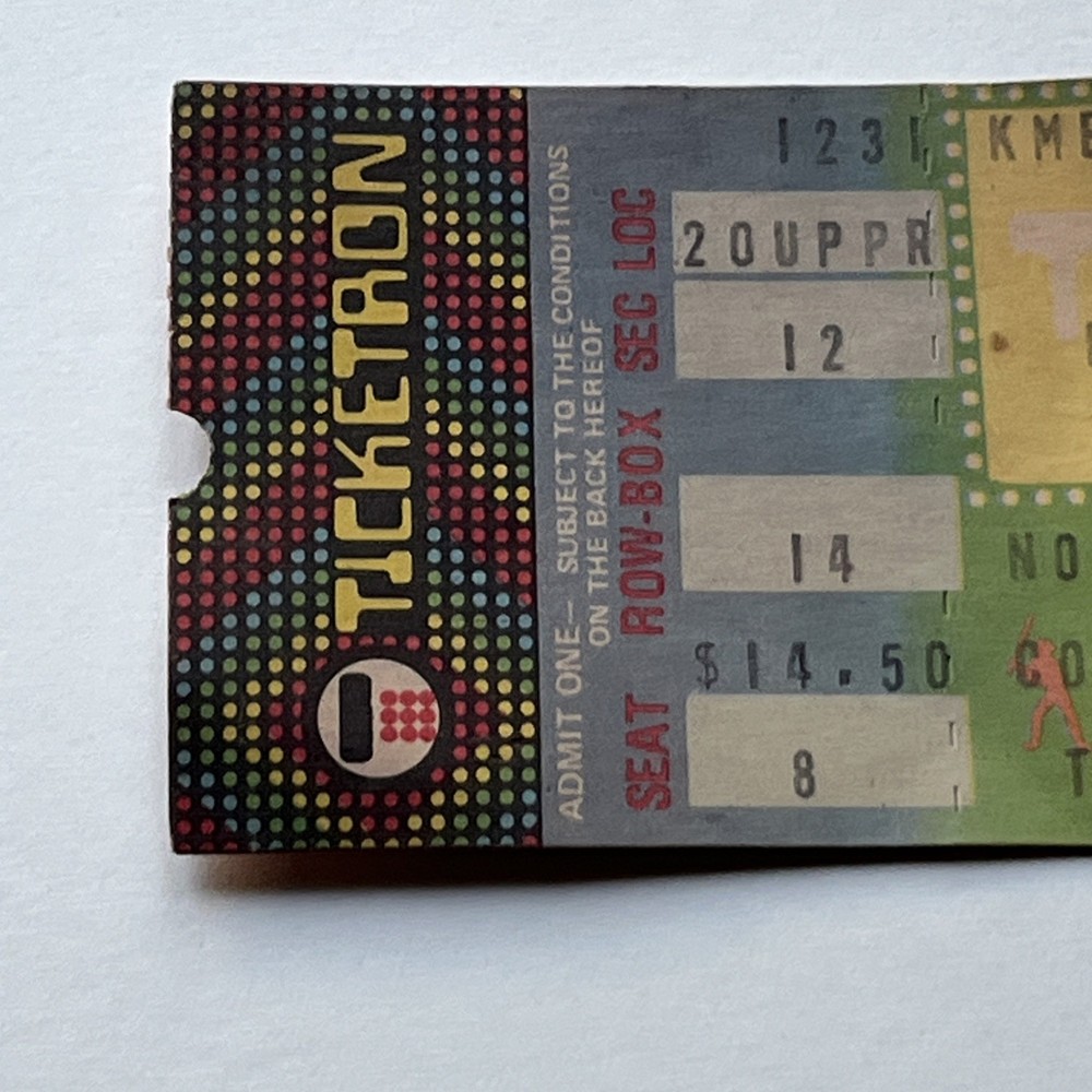 Ozzy Osbourne New Years 1981 Concert Ticket LA Sports Arena