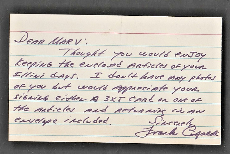 Marvin Rotblatt Baseball 2 Autographs Total On Correspondence Authenticated