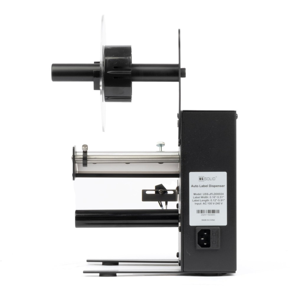 U.S. Solid Automatic Label Dispenser 4.52 in Width Fanfold Labels Counter