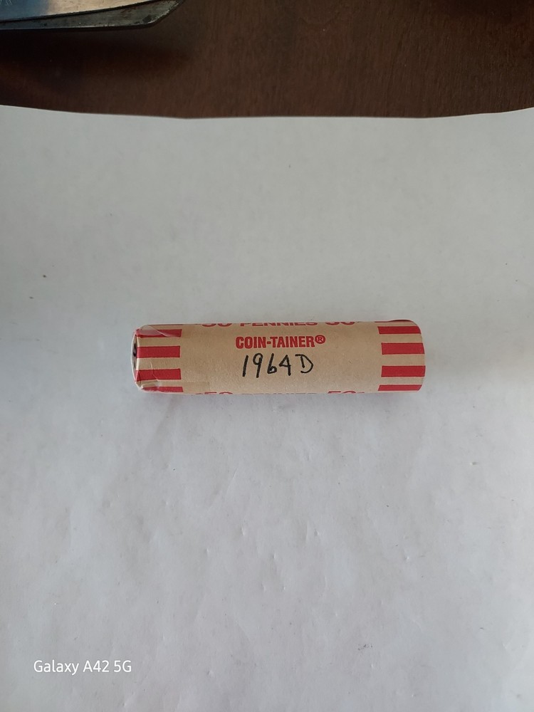 1964-D  LINCOLN CENT ROLL  CIRCULATED