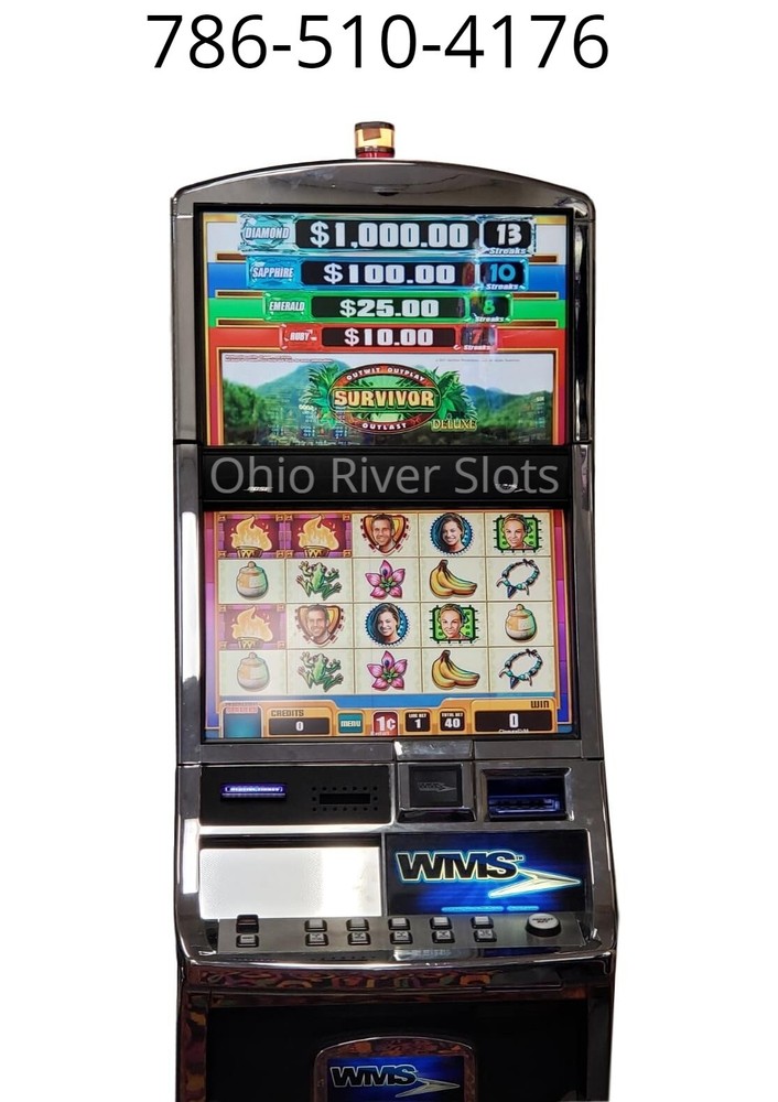 Williams Bluebird 2 Slot Machine "Survivor" STATIC button panel (Free Play)