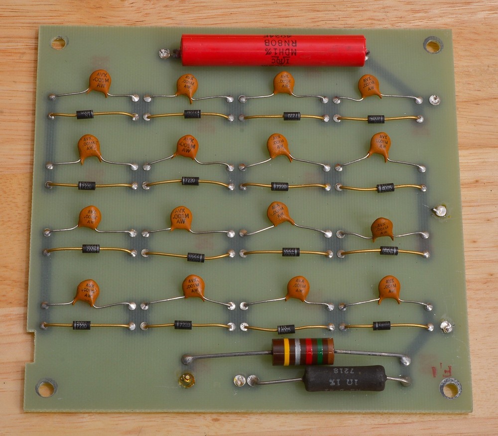 COLLINS ROUND EMBLEM 30L-1 DIODE BOARD: VOLTAGE DOUBLER 2000 VOLTS