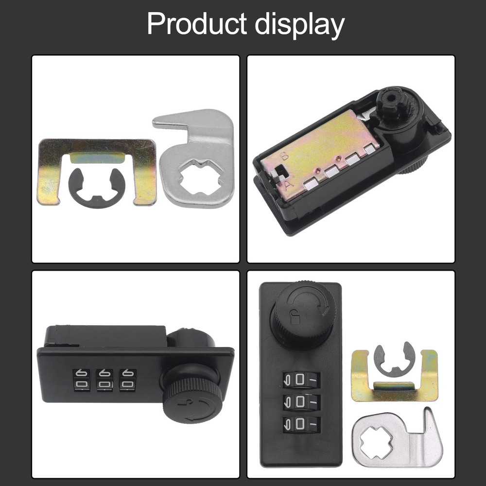 3 Digit Combination Password Drawer Lock Office Cabinet LocksSecurity Lockset