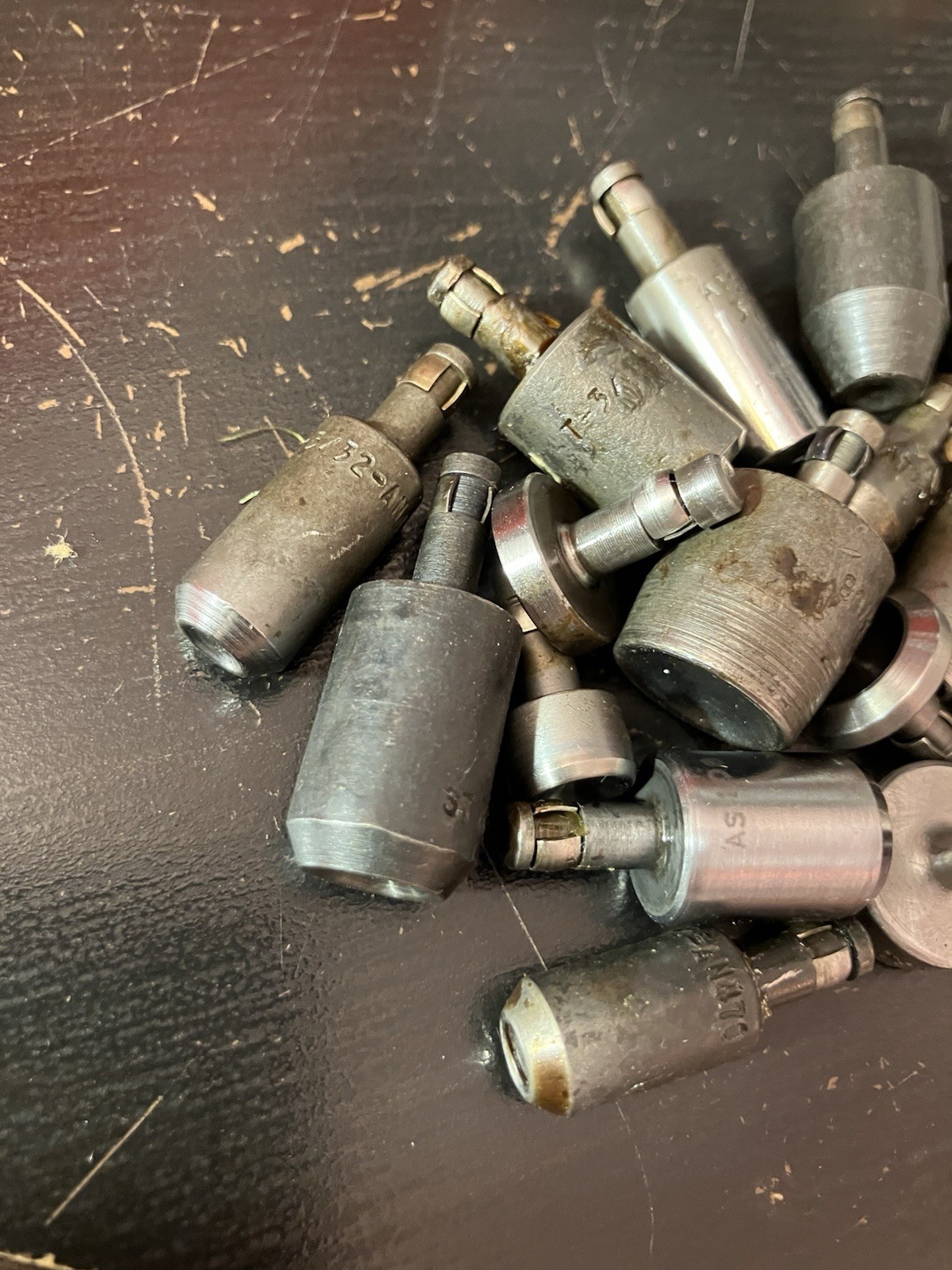 Lot 20 Hand Rivet Squeezer Die 3/16 Shank Aircraft Aviation Tools #2 Belly Tank