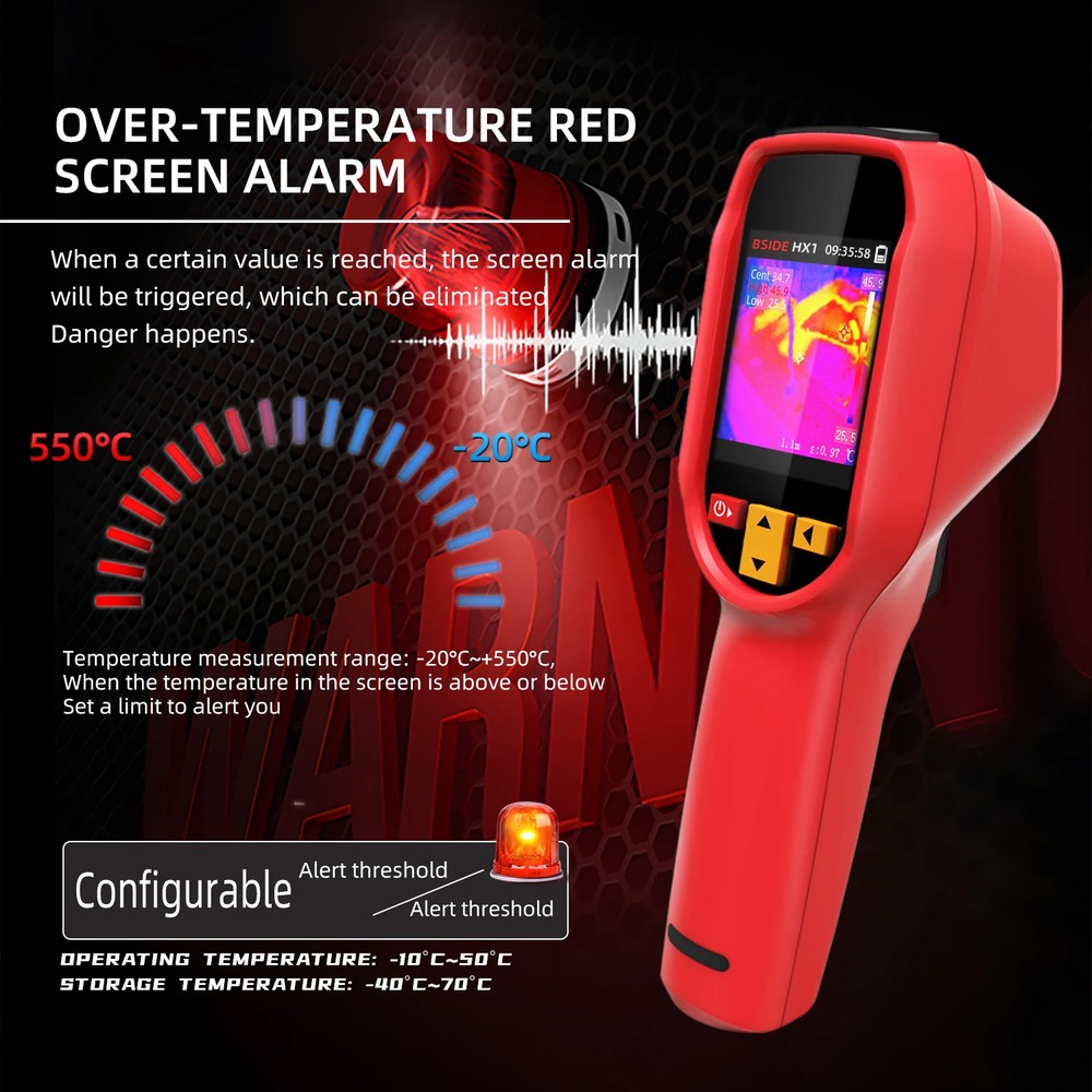 Thermal Imager Camera Handheld 240×240 Palette Save Picture PC Analysis Software