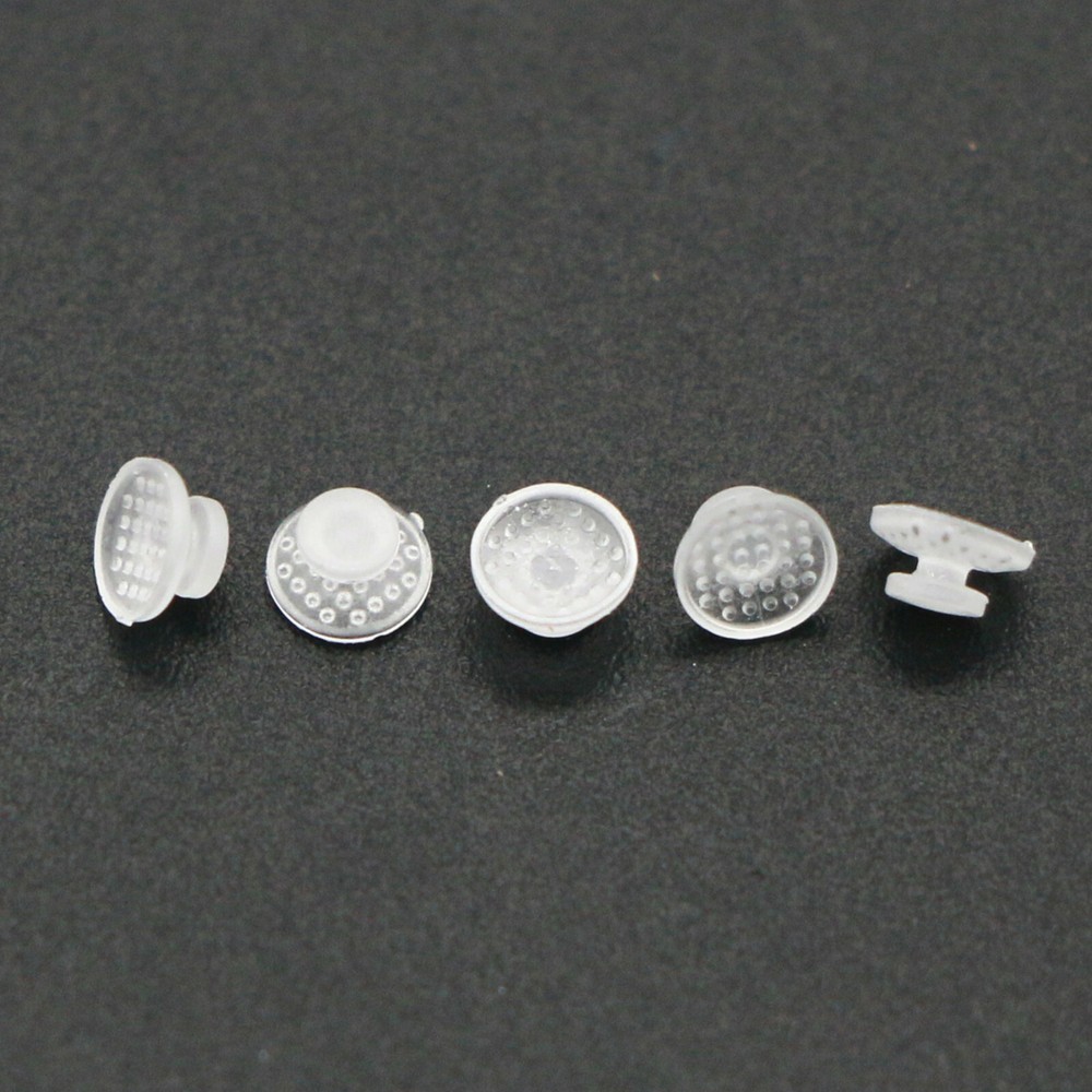10 Pcs/Pack Dental Orthodontic Ceramic Clear Lingual Button Bondable Round Base