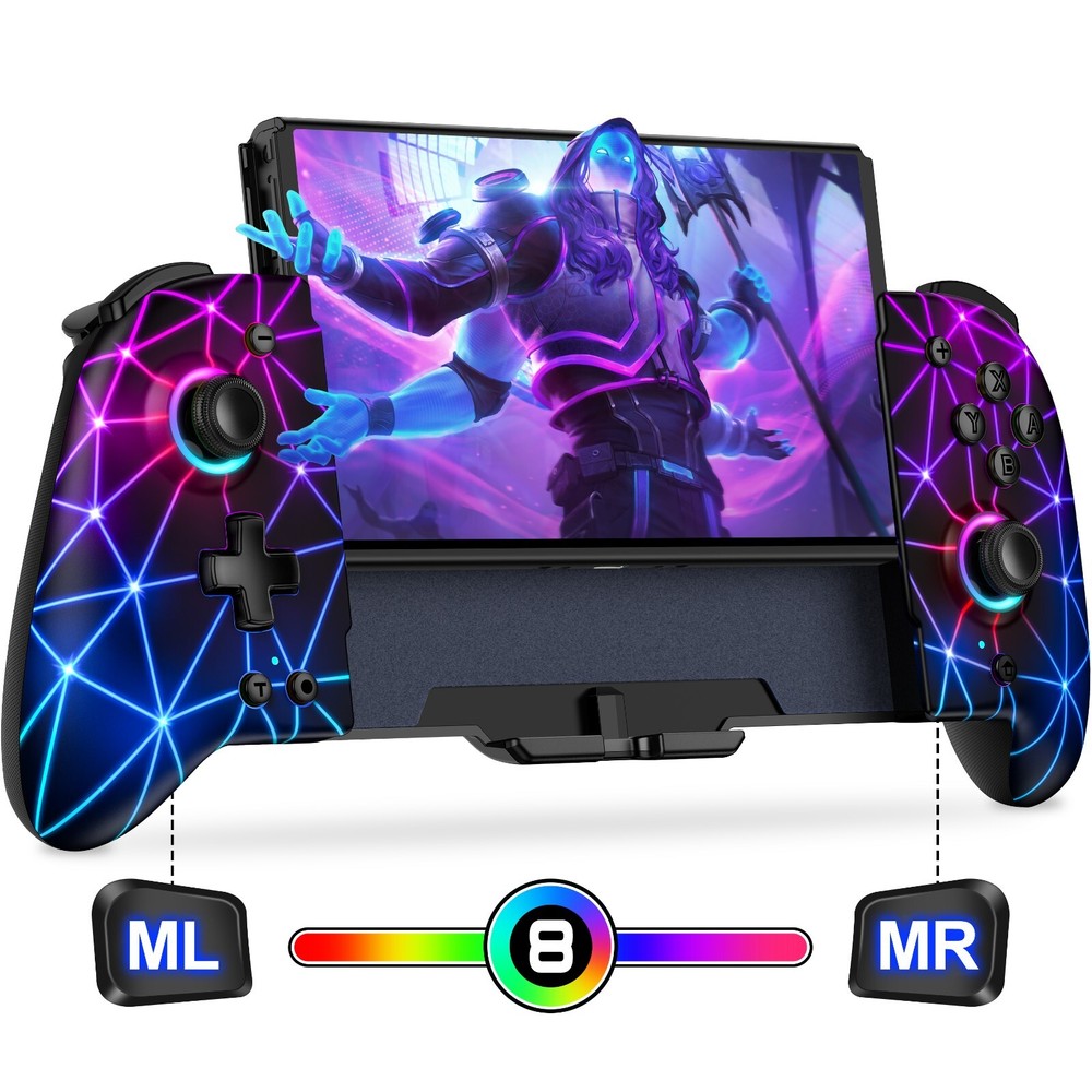 Wireless Joypad Controller,One-Piece Controller for for Nintendo Switch/OLED