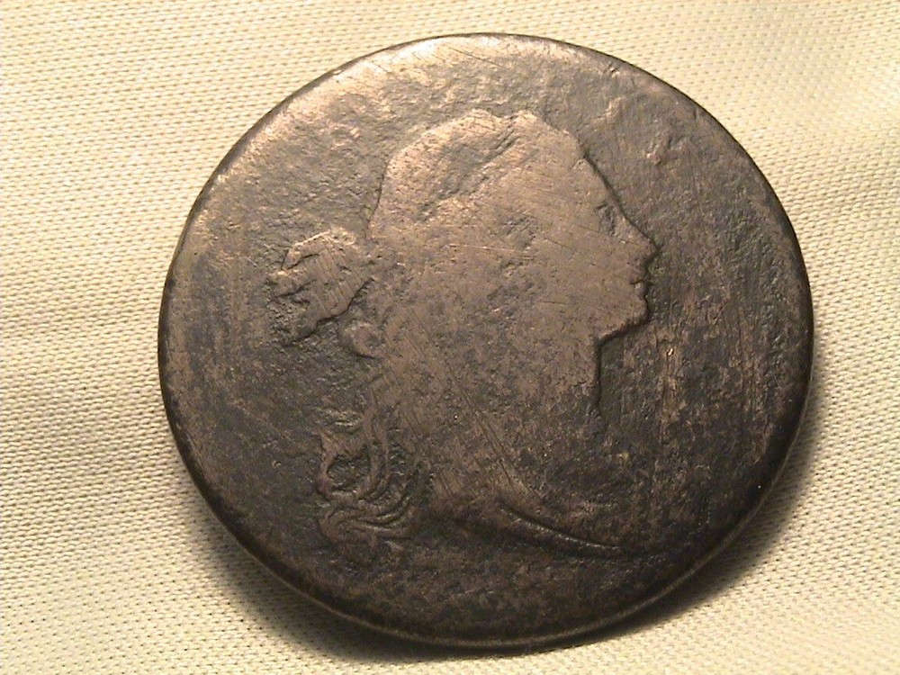 1796 Draped Bust Large Cent NC-4, R5+