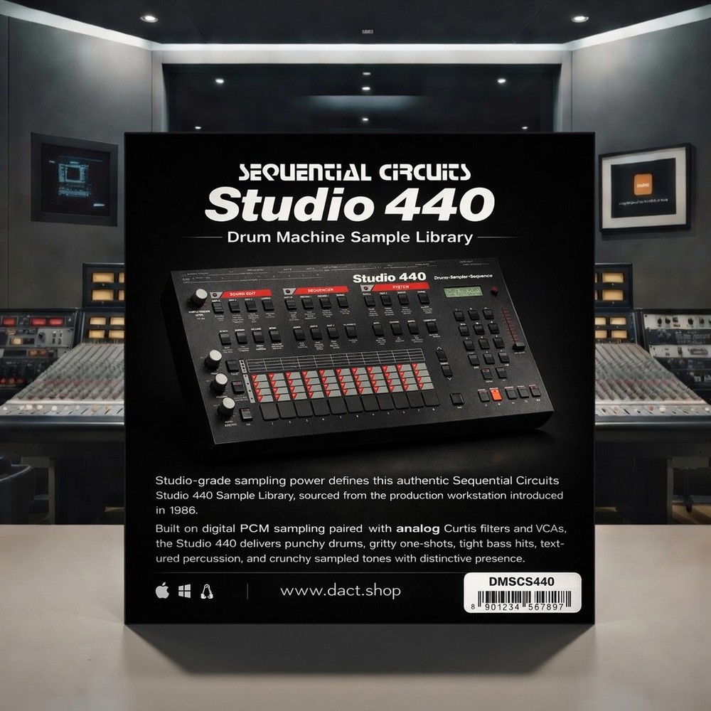 Sequential Circuits Studio 440 Drum Machine Sample Library
