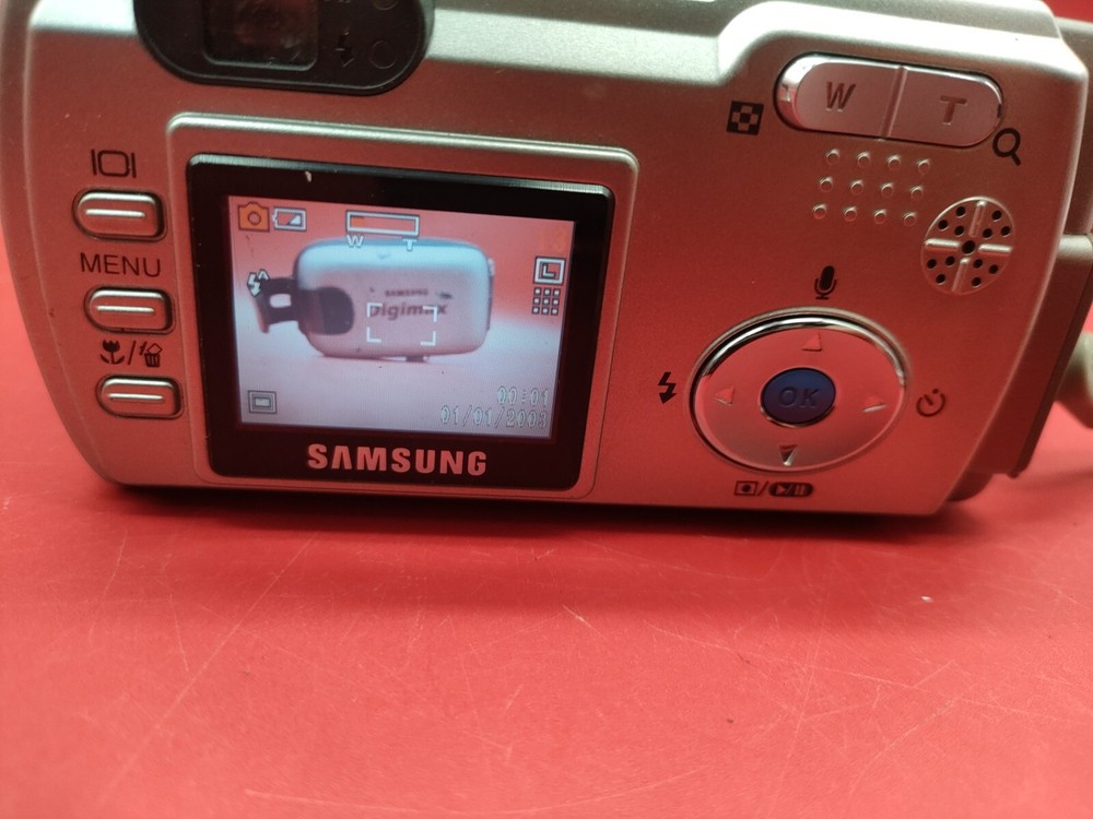 Samsung Digital Camera Digimax 420 4.0MP Silver Tested A