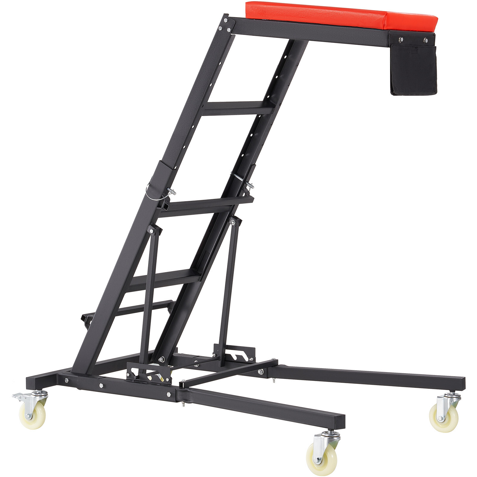 VEVOR Automotive Topside Creeper Adjustable 48"-76"400LBS Engine Movable Ladder
