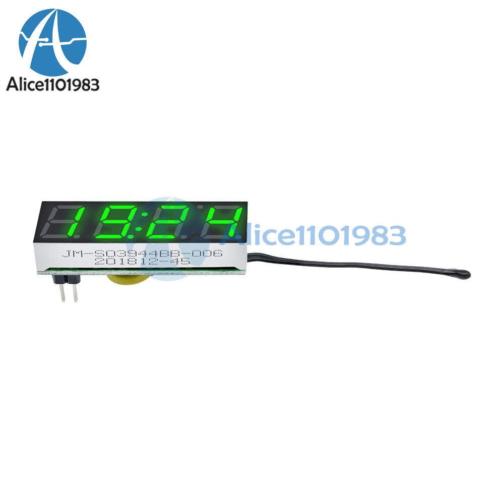 Green 3 in 1 LED DS3231SN Digital Clock Temperature Voltage Module Electronic