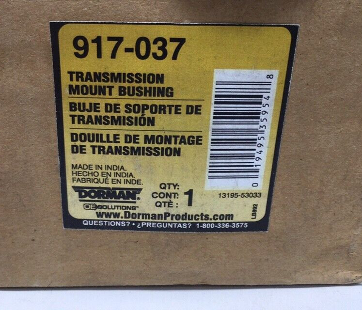 Dorman 917-037 Automatic Transmission Mount Bushing