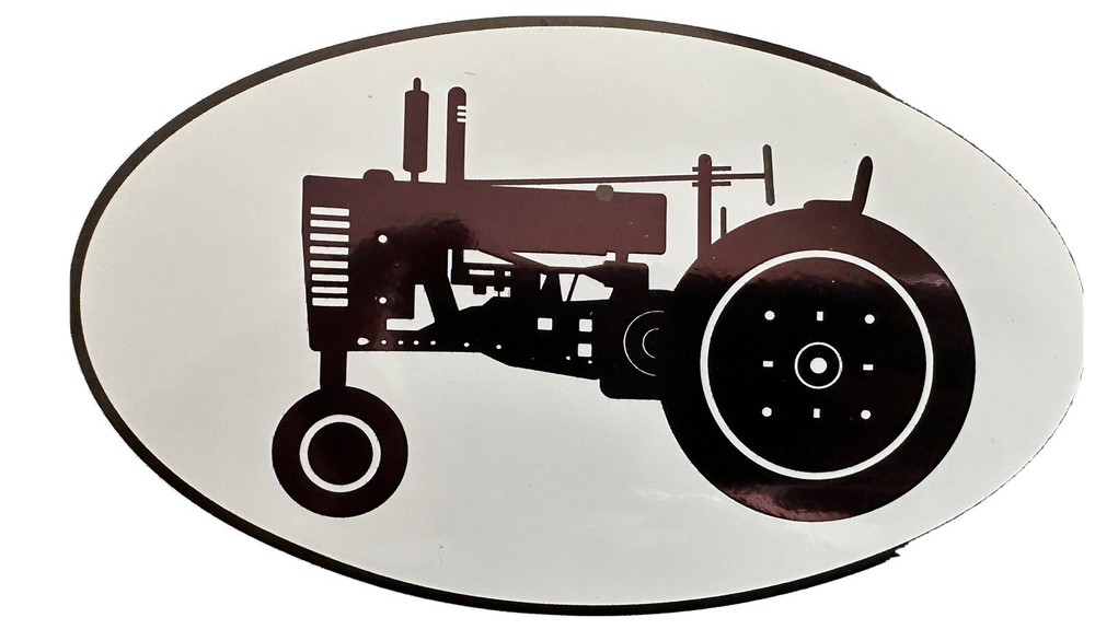 Tractor Oval Sticker