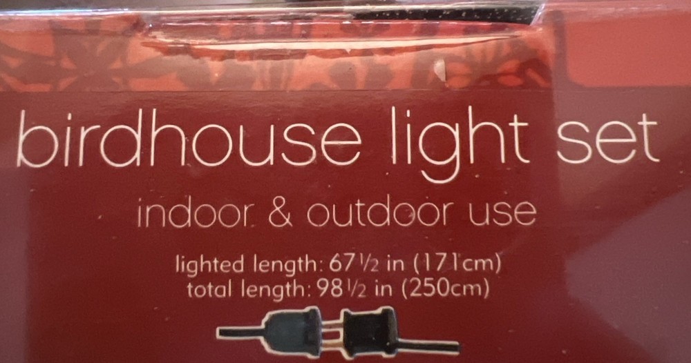 Birdhouse String Light Set