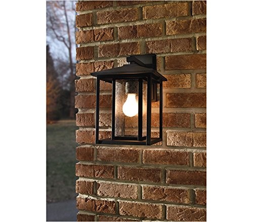 Generation 89029-12 Transitional One Light Outdoor Wall Lantern from Seagull