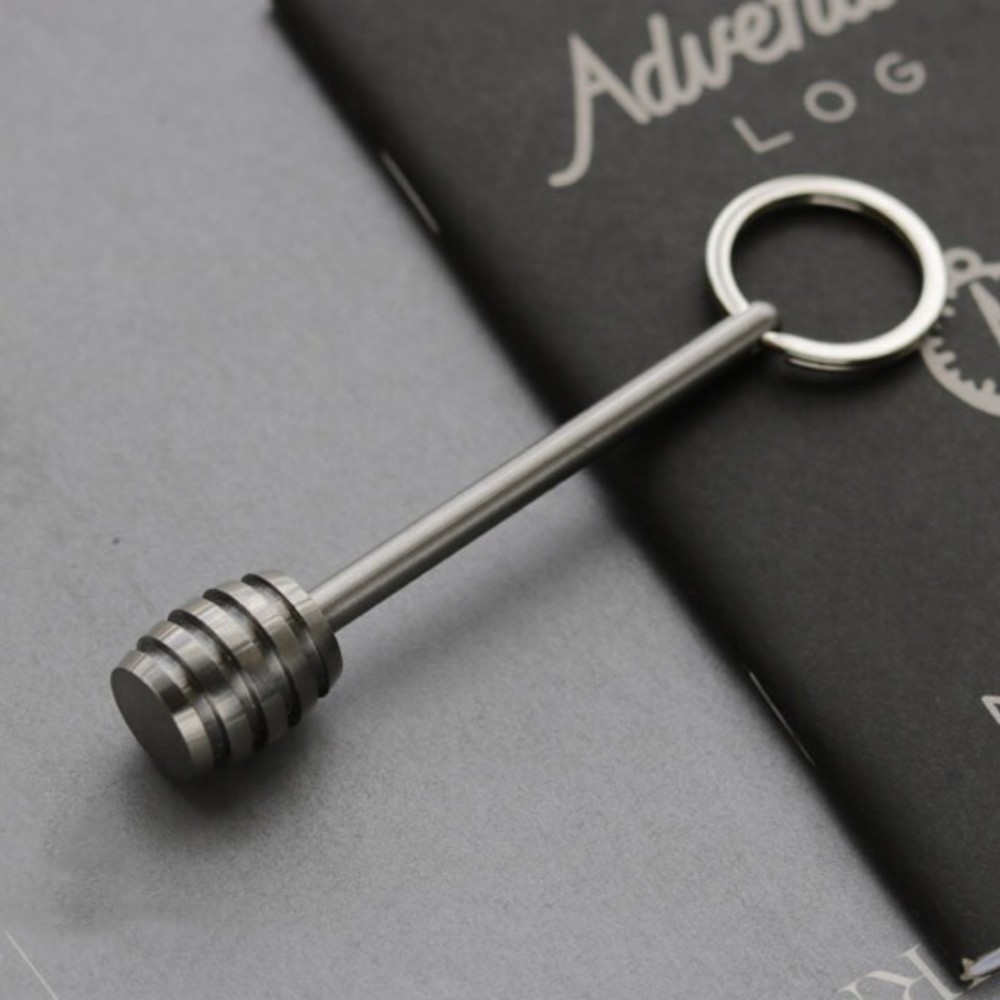 Titanium Key Chain Pendant Knife Beads Pendants Stick EDC Multifunctional Tools