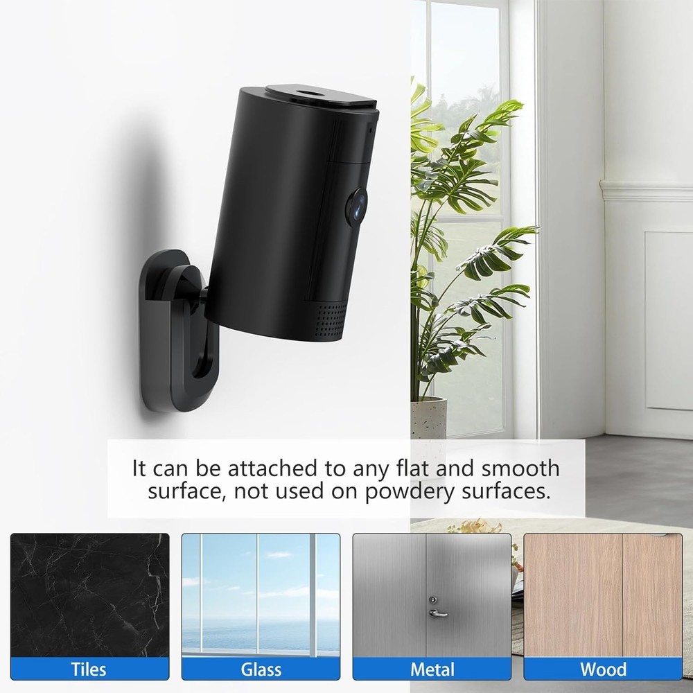 3-Pack No-Drill Wall Mount Bracket for Ring Indoor Cameras
